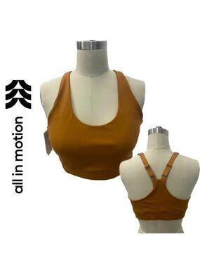 Brown Sports Bra All In Motion Chestnut Size L